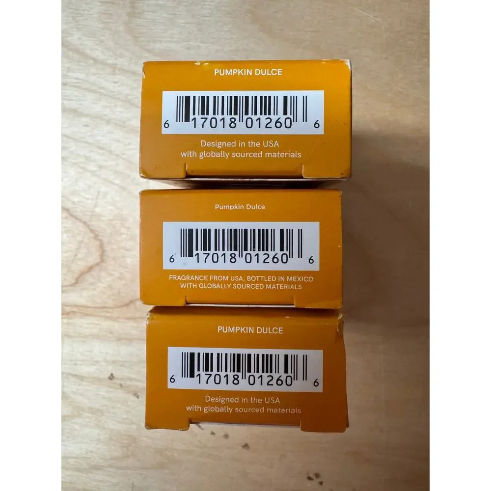 Capri Blue Pura Smart Scent SET OF 3 Pumpkin Dulce Fragrance Refill, NEW IN BOX
